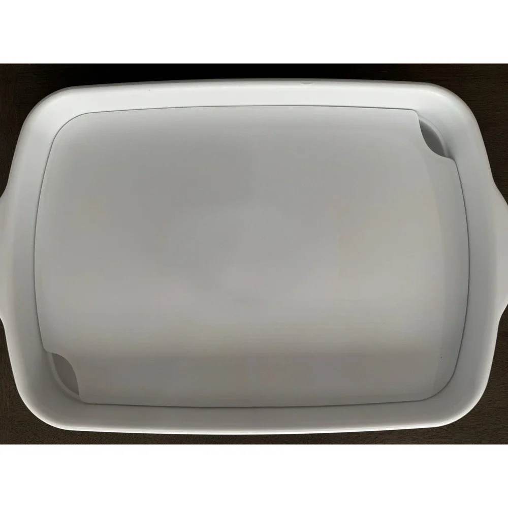 Pampered Chef Chillzanne Rectangle Server with Lid 2781 Deviled Egg /Veggie Tray